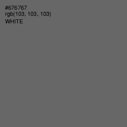 #676767 - Ironside Gray Color Image